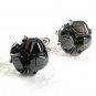 1960's Silvertone Hematite Cufflinks by Sarah Coventry 31817