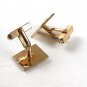 1950's - 60's Gold Tone & Mother of Pearl Cufflinks By SWANK 121916
