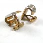 Vintage Silvertone Goldtone Cufflinks By SWANK 12417