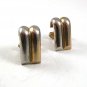 Vintage Silvertone Goldtone Cufflinks By SWANK 12417