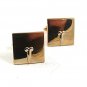 Vintage 1950's - 1960's Goldtone Cufflinks By SWANK 10917