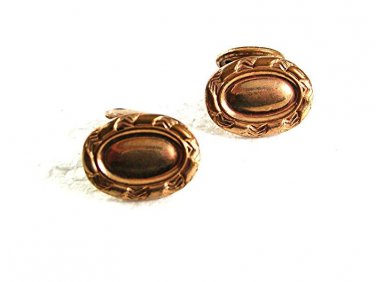 Vintage Victorian Goldtone Cufflinks 8917