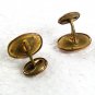 Vintage Victorian Goldtone Cufflinks 8917