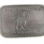 1979 Mid America All Indian Center Belt Buckle By HIT LINE U.S.A. 31916
