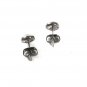 Native American Sterling Silver Turquoise ETC Pierced Earrings Unbranded 53016