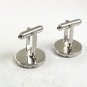 Vintage Silvertone Round Cufflinks 101217