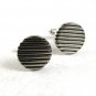 Vintage Silvertone Round Cufflinks 101217