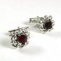 Vintage Silvertone Red Cufflnks 92017