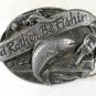 1985 I'd Rather Be Fishing Belt Buckle by Siskiyou 22816