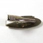 1970's Silvertone Gemini Male Female Tie Clasp Unbranded 41116