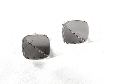 Vintage Sterling Silver Cufflinks Unbranded Made In USA 51916
