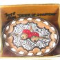 Western Cowboy Oak Leaf & Acorn Belt Buckle By TONY LAMA In Box 31916