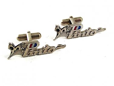 Vintage 1970's Ford Pinto Emblem Cufflinks 91317