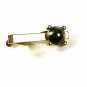 Silvertone & Black Tie Clasp Unbranded 32916