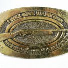 "My Cold Dead Fingers" Belt Buckle By Great American Buckle Co Made In USA