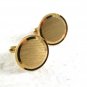 Round Goldtone Cufflinks 81017