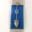 1980's - 1990's Sterling Sun Flower Stick Pin New Old Stock 32117