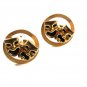 Gold Tone Comedy & Tragedy Theatre Cufflinks Unbranded 12215
