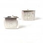 Vintage Silvertone Initial / Letter R Cufflinks Unbranded 42916