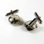 Vintage 1/20th 12KGF Silvertone Cufflinks By KREISLER QUALITY 3816