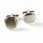 Vintage 1/20th 12KGF Silvertone Cufflinks By KREISLER QUALITY 3816