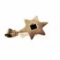 Sterling Silver Blue Onyx Star of David Pendant Unbranded 3616