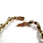 Sterling Gold Vermeil Black or Blue Clear Rhinestones Bracelet by TBA 5116