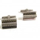 Vintage Silvertone Cufflinks By HICKOK USA 9317