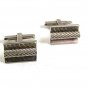 Vintage Silvertone Cufflinks By HICKOK USA 9317