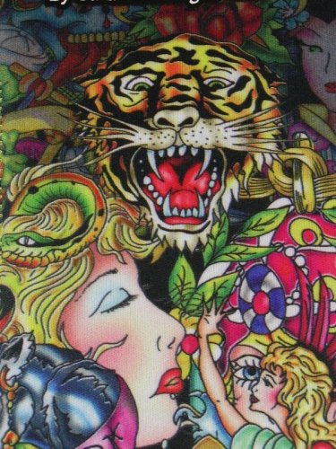 Brand New Ed Hardy Beverage Bottle Tiger 2 Tote by Christian Audigier Free Shipp