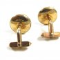 1950's True Vintage Blue & Goldtone Cufflinks by SWANK 101614