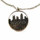 Sterling Silver Kansas City Pendant By Beaucraft & 18" Chain 5116