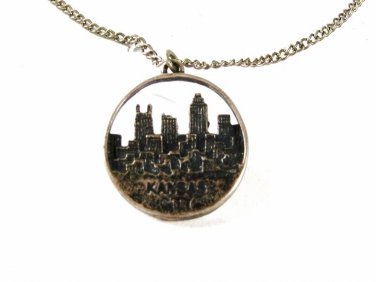 Sterling Silver Kansas City Pendant By Beaucraft & 18" Chain 5116