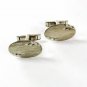 Vintage 1960's Silvertone Cufflinks Unbranded 3816