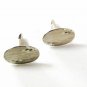 Vintage 1960's Silvertone Cufflinks Unbranded 3816