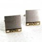 Vintage 1960's Silvertone & Goldtone Cufflinks By SWANK 8217