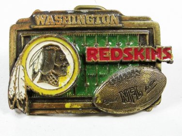 Vintage Washington Redskins NFL Officially Licensed Belt Buckle USA 102115