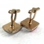 1950's Silvertone White & Pink Cufflinks 71417