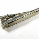 Classy Silvertone Dressy Tie Clasp Unbranded 81215