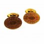 Edwardian / Deco Monogrammable Gold Tone Cufflinks 82016B