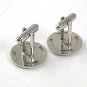 Vintage Silvertone Round Cufflinks 51517