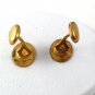 Edwardian / Deco Monogrammable Gold Tone Cufflinks 82016c