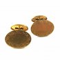 Edwardian / Deco Monogrammable Gold Tone Cufflinks 82016e
