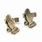 Vintage Pray for Peace Praying Hands Cufflnks 91916