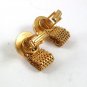 1970's Goldtone Wrap Around Cufflinks 52317