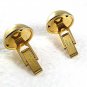 Vintage Goldtone Half Ball Cufflinks PAT. NO 2974381 81017