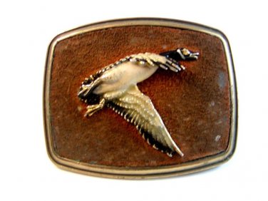 1979 Duck in Flight Belt Buckle by Raintree
