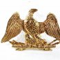 Vintage Gold Tone American Eagle Clip By N.Y.C. ACCESSORY 8416