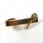 1950's - 1960's Gold Tone Tennis Racket Clasp Tie Clasp Unbranded 2616