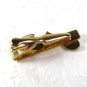 1950's - 1960's Gold Tone Tennis Racket Clasp Tie Clasp Unbranded 2616